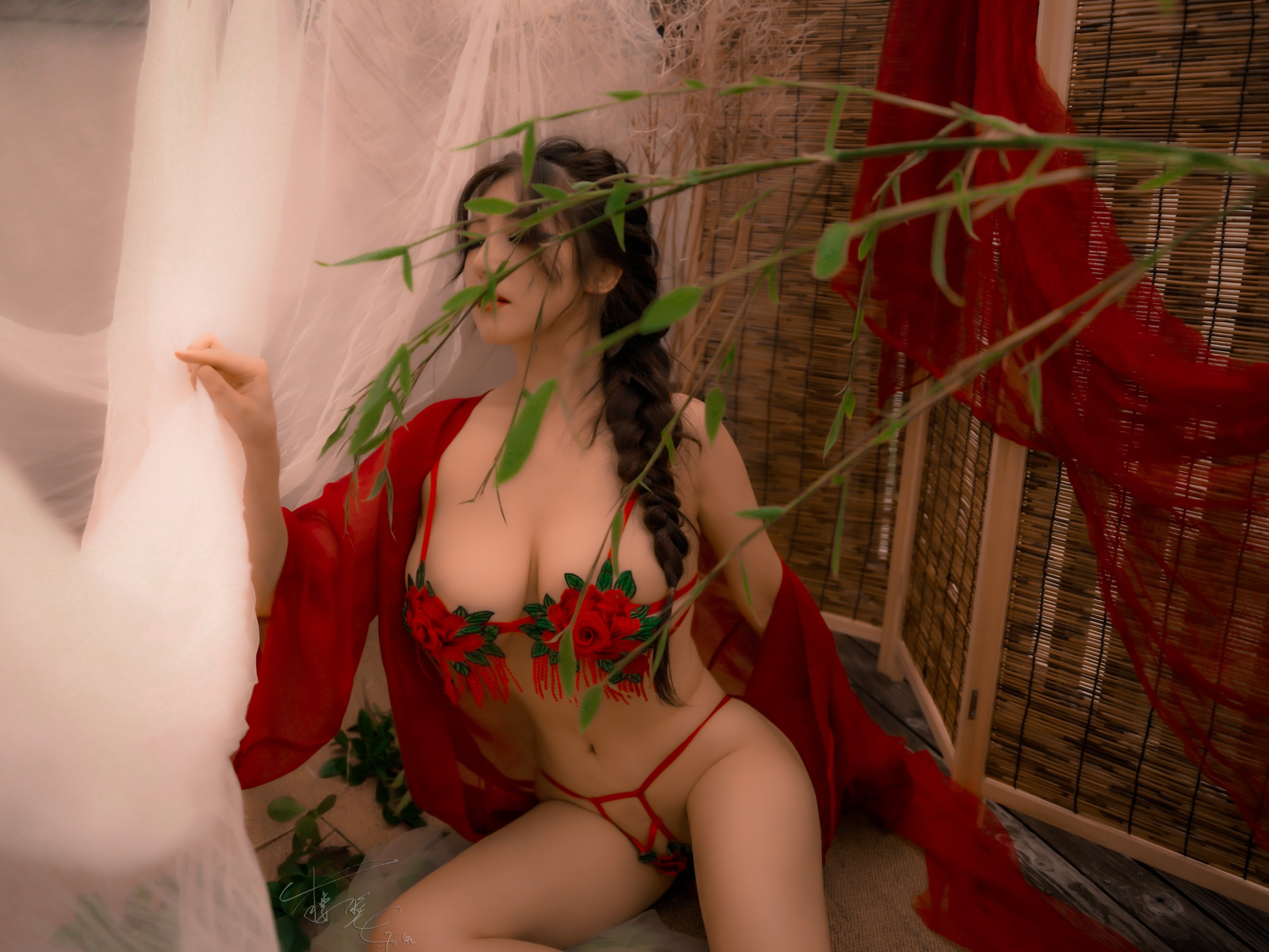 图片[1]-樱晚gigi – NO.056 粉丝群收费写真56-胭花[21P]-XikXak